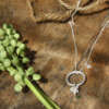 Frühling Perle 3 quadratisch mit Kette Frühlings-Ring 1