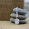 Meeresboden-Kette klein oval quadratisch Meeresboden Kette, kleines Oval